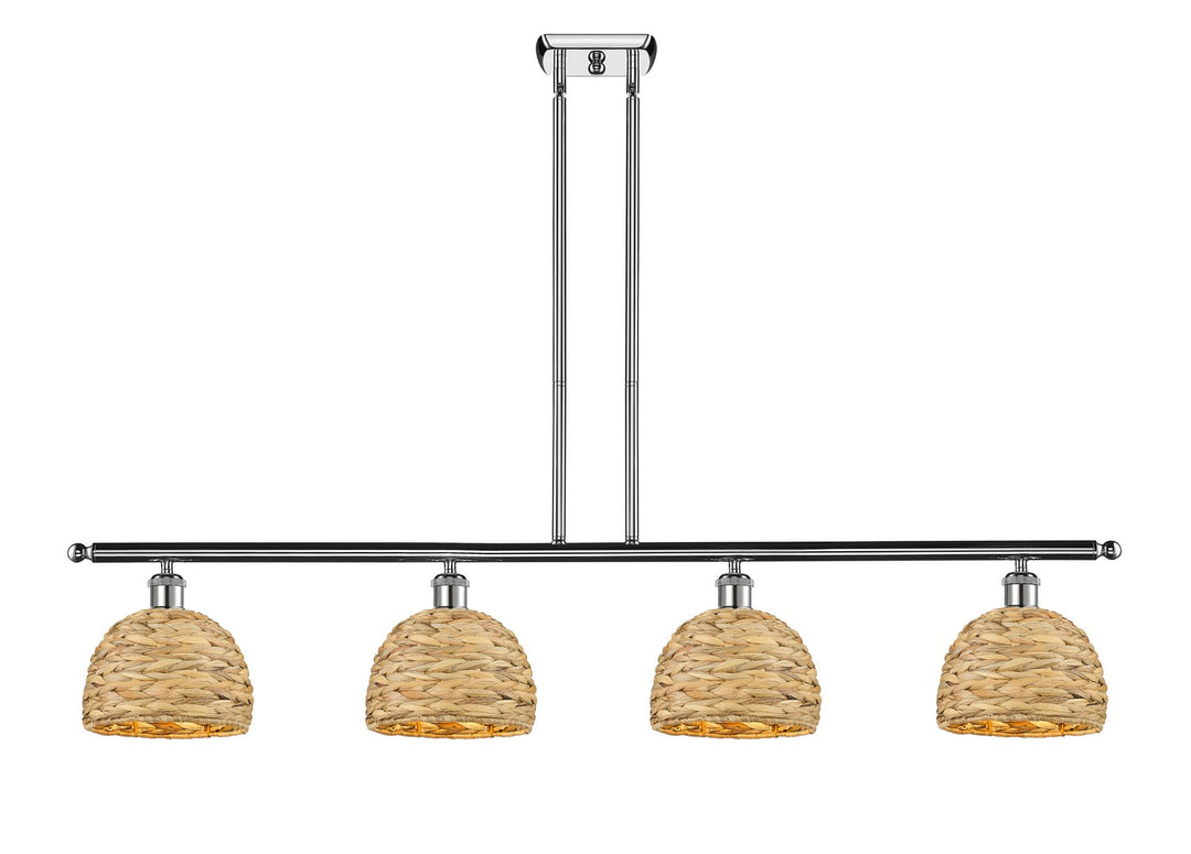 Innovations Downtown Urban 516-4I-PC-RBD-8-NAT Pendant Light - Polished Chrome