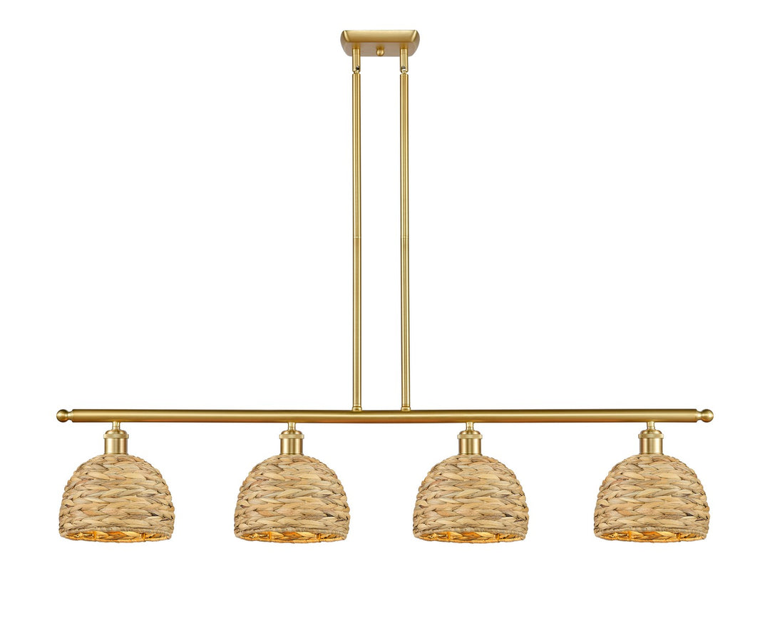 Innovations Downtown Urban 516-4I-SG-RBD-8-NAT Pendant Light - Satin Gold