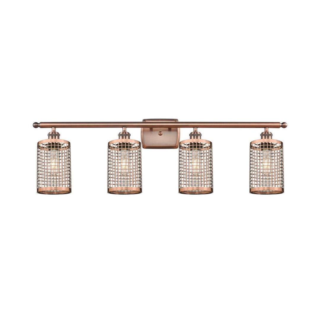 Innovations Downtown Urban 516-4W-AC-M18-AC Bath Vanity Light 36 in. wide - Antique Copper