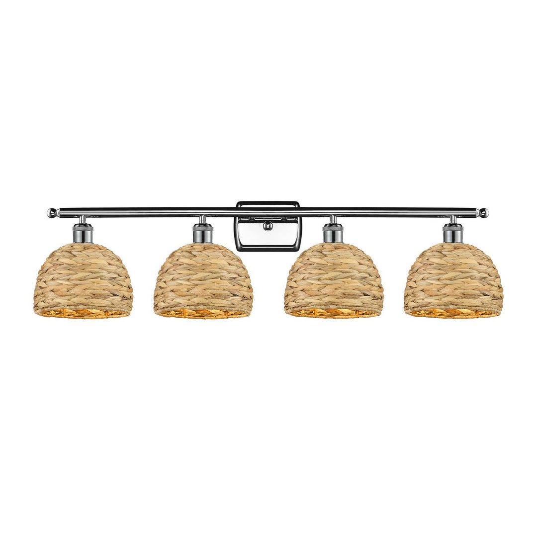 Innovations Downtown Urban 516-4W-PC-RBD-8-NAT Bath Vanity Light 38 in. wide - Polished Chrome