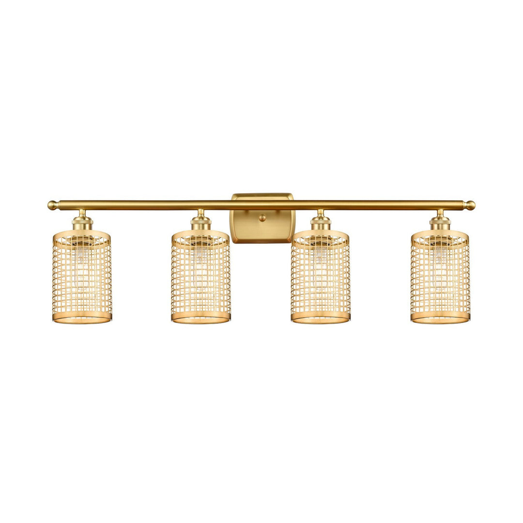 Innovations Downtown Urban 516-4W-SG-M18-SG Bath Vanity Light 36 in. wide - Satin Gold