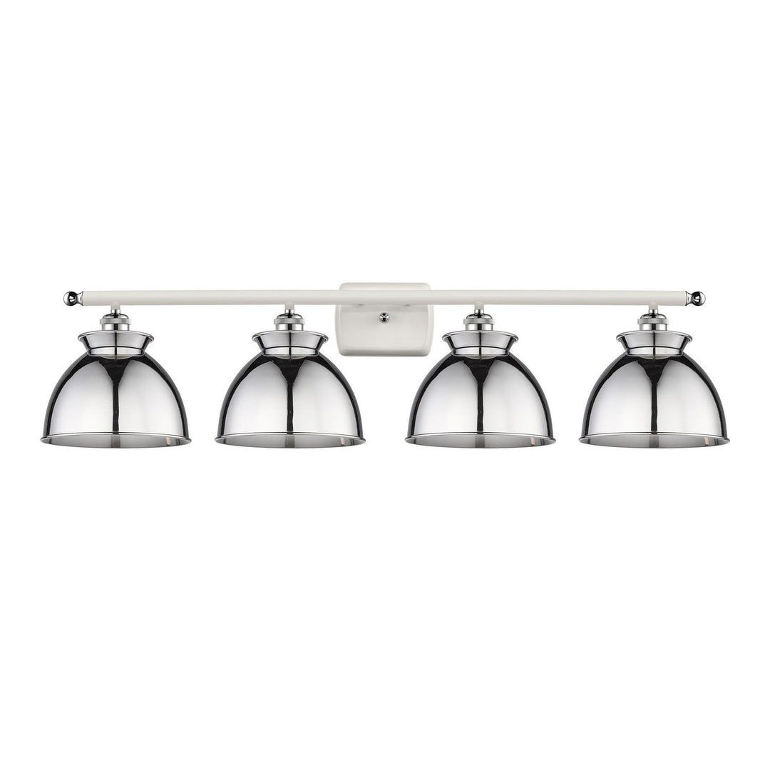 Innovations Downtown Urban 516-4W-WPC-M14-PC Bath Vanity Light 38 in. wide - White and Polished Chrome