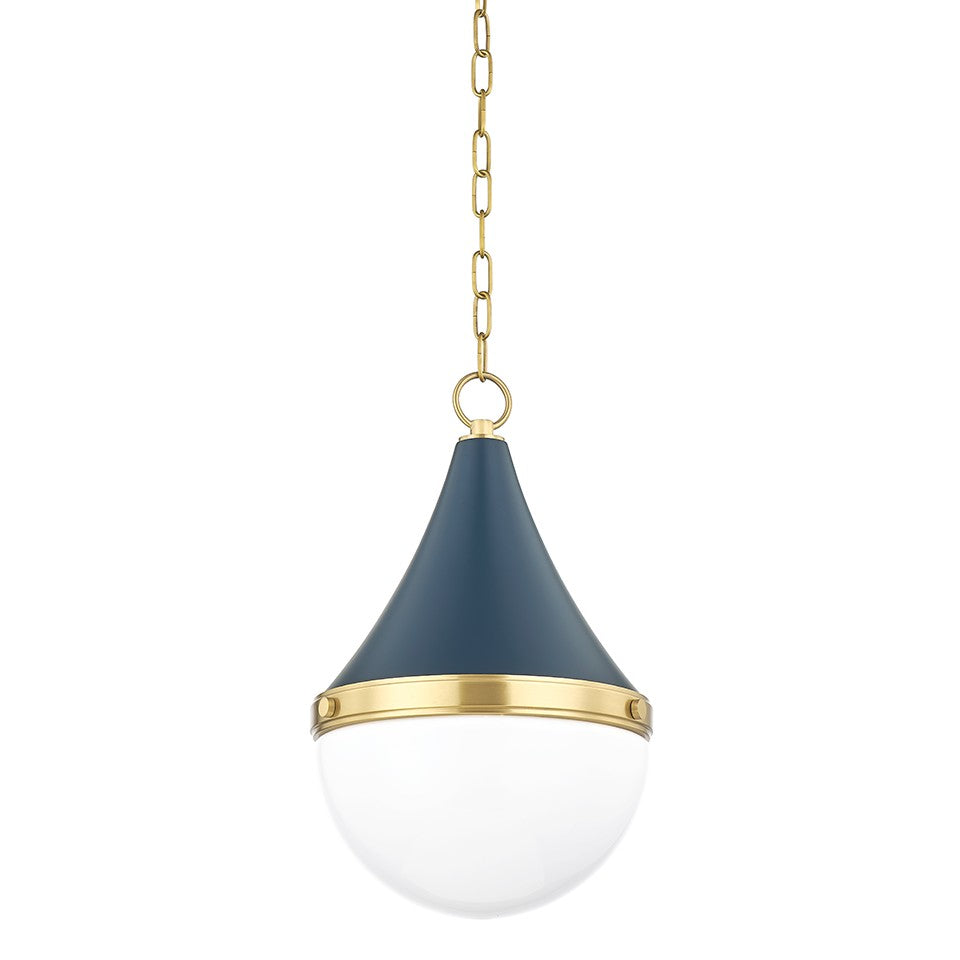Mitzi Ciara H787701S-AGB/SNY Pendant Light - Aged Brass