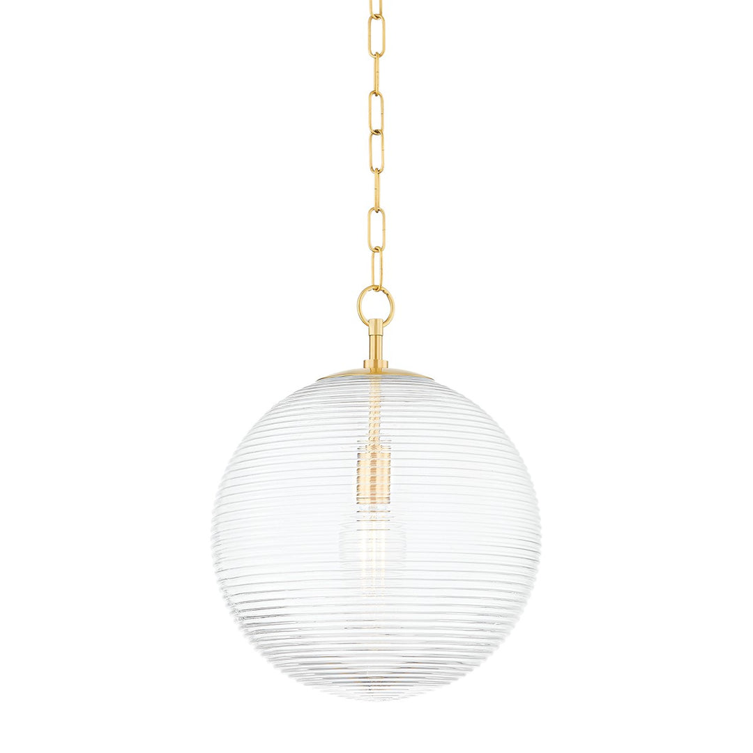 Mitzi Sara H815701L-AGB Pendant Light - Aged Brass