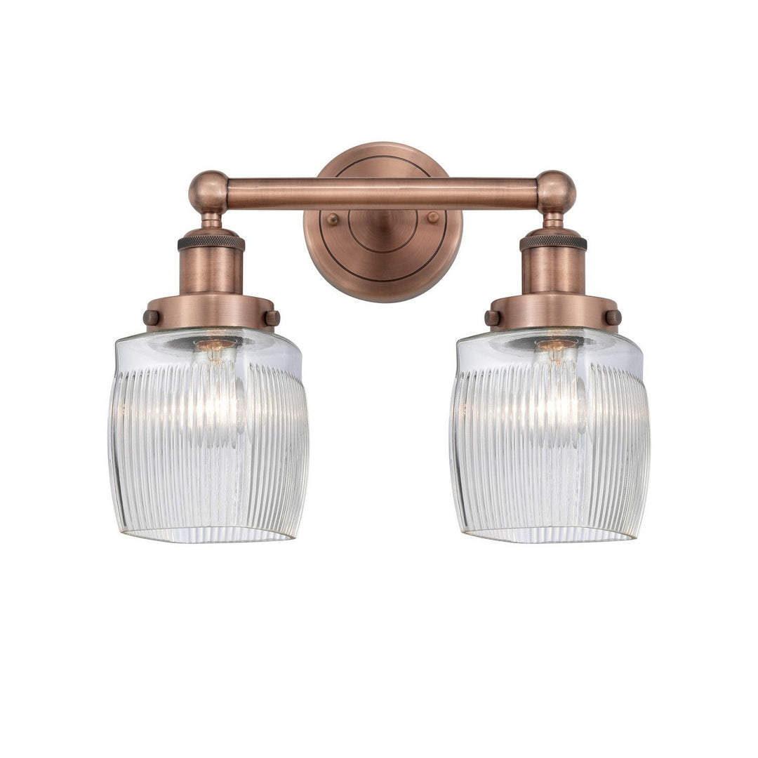 Innovations Edison 616-2W-AC-G302 Bath Vanity Light 15 in. wide - Antique Copper