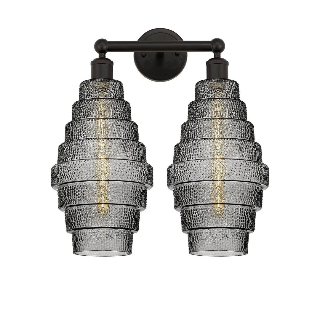Innovations Downtown Urban 616-2W-OB-G673-8 Bath Vanity Light 17 in. wide - Oil Rubbed Bronze