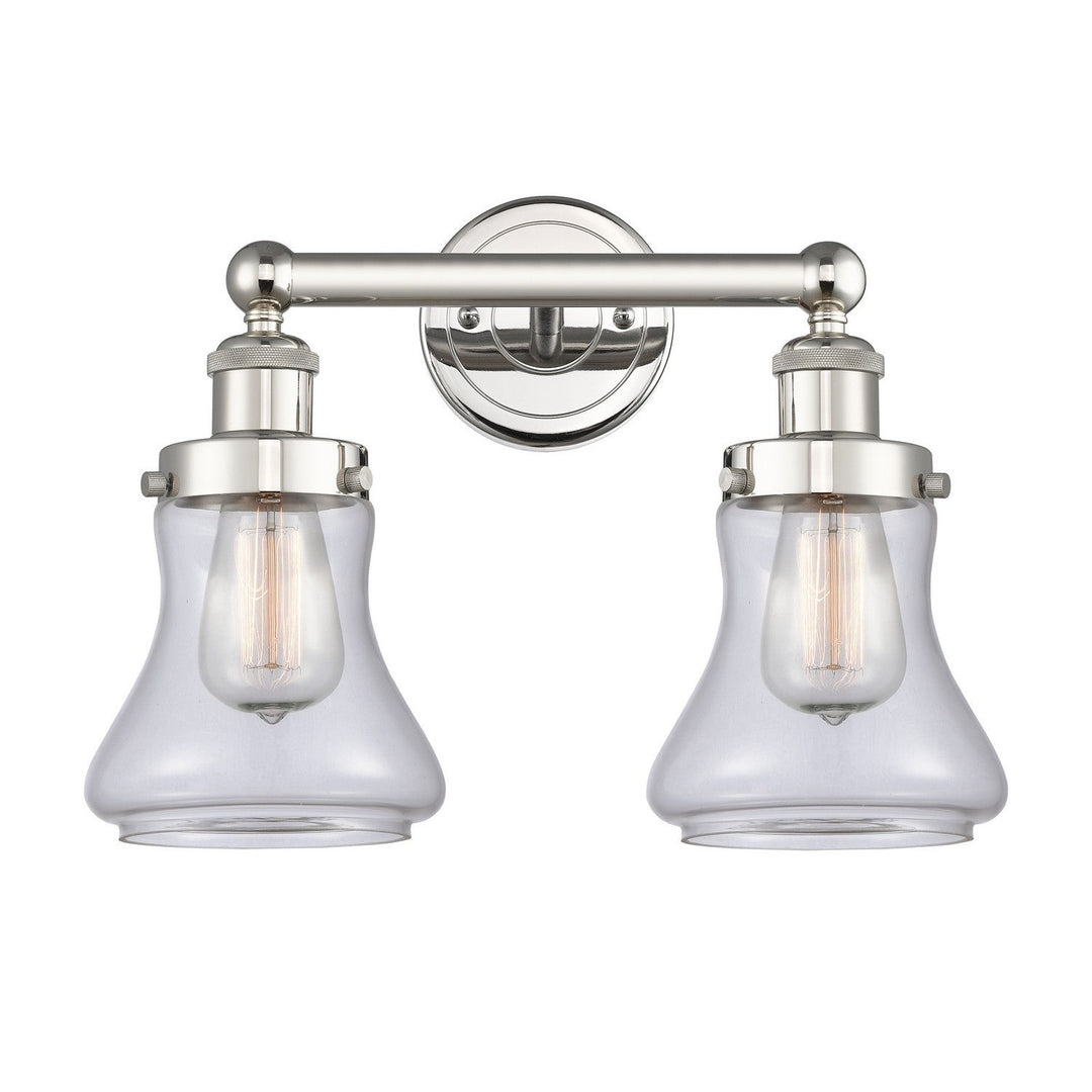 Innovations Edison 616-2W-PN-G192 Bath Vanity Light 16 in. wide - Polished Nickel
