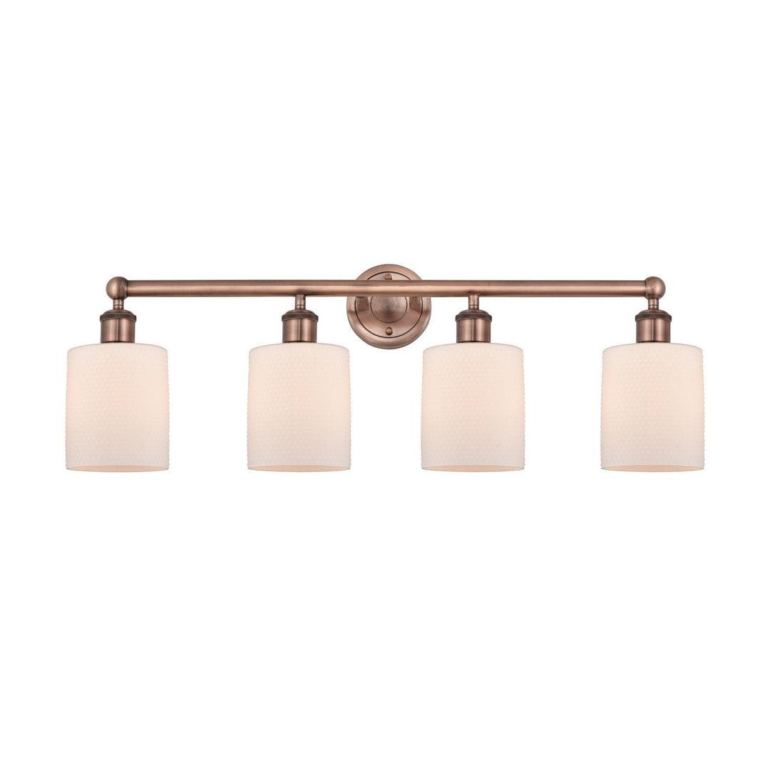 Innovations Edison 616-4W-AC-G111 Bath Vanity Light 32 in. wide - Antique Copper
