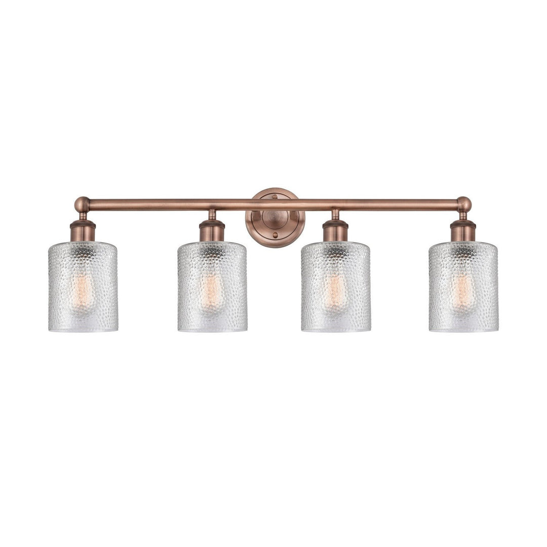 Innovations Edison 616-4W-AC-G112 Bath Vanity Light 32 in. wide - Antique Copper