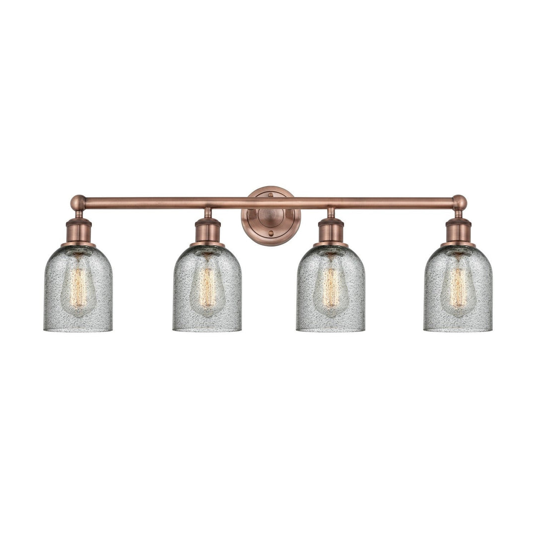 Innovations Edison 616-4W-AC-G257 Bath Vanity Light 32 in. wide - Antique Copper