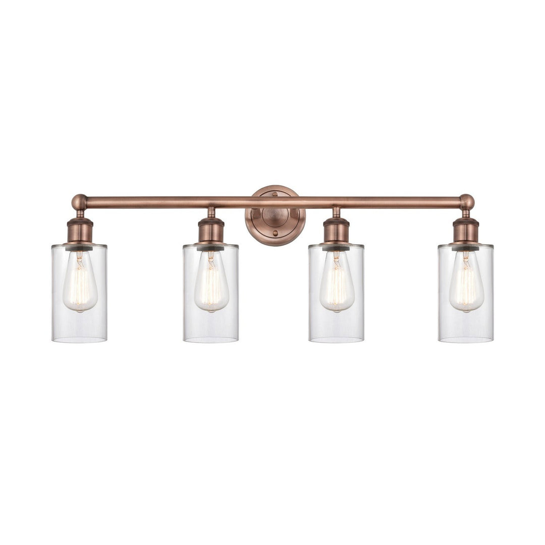 Innovations Edison 616-4W-AC-G802 Bath Vanity Light 31 in. wide - Antique Copper