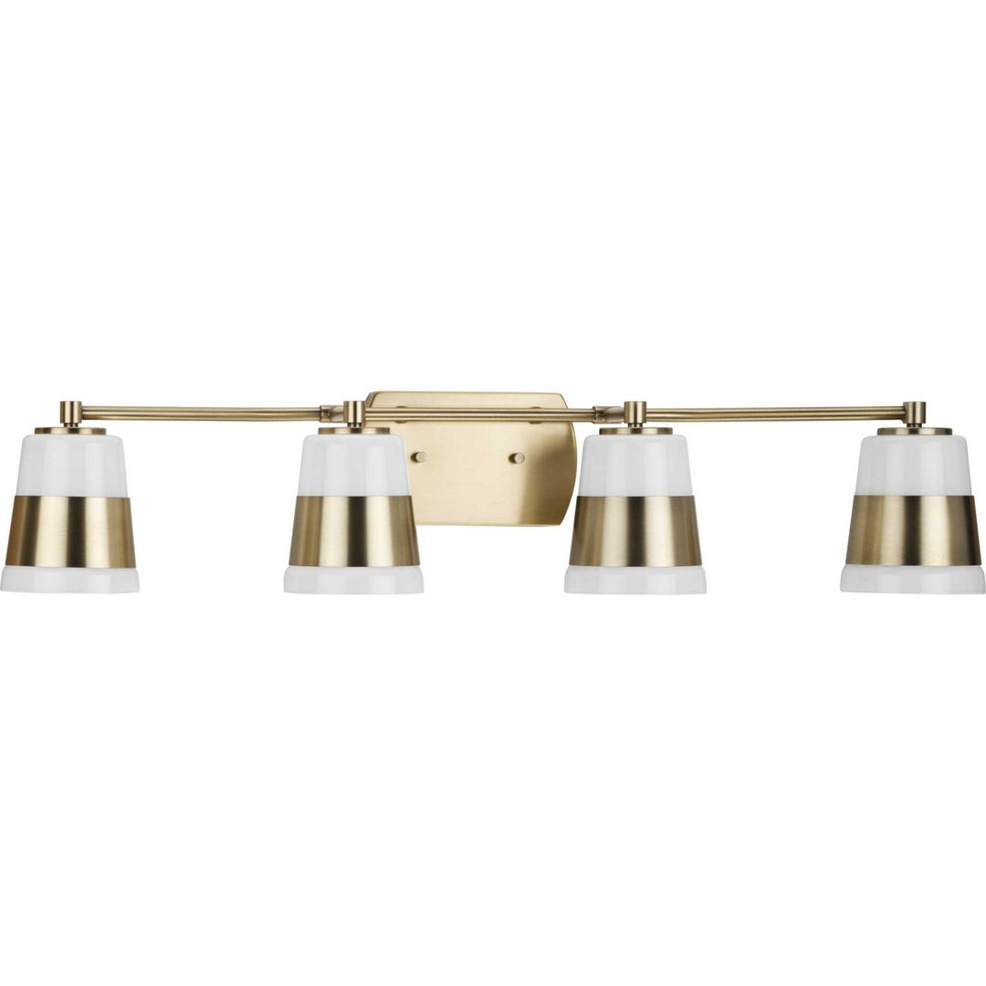 Progress Haven P300445-163 Bath Vanity Light 34 in. wide - Vintage Brass
