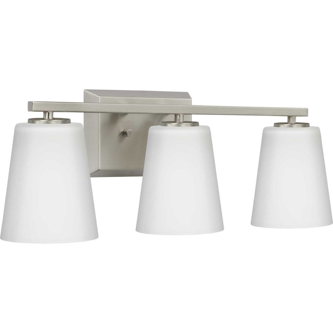 Progress Vertex P300463-009 Bath Vanity Light 21 in. wide - Brushed Nickel