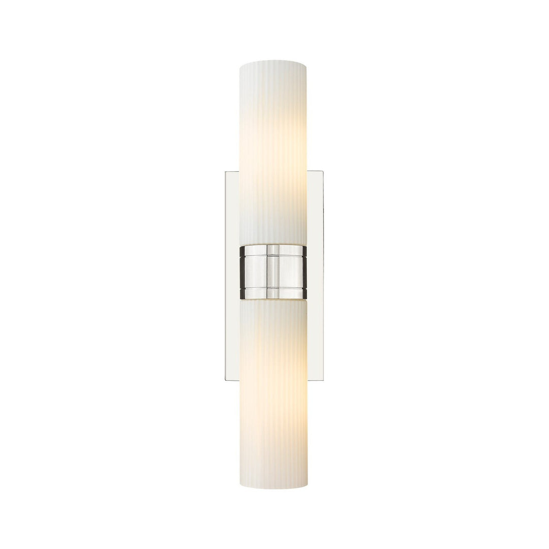 Innovations Downtown Urban 617-2W-PN-G617-8SWH Bath Vanity Light 18 in. wide - Polished Nickel