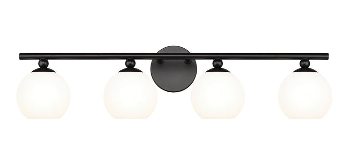Z-Lite Neoma 1100-4V-MB Bath Vanity Light 30 in. wide - Matte Black