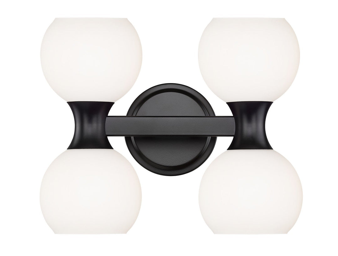 Z-Lite Artemis 494-4V-MB Bath Vanity Light 7 in. wide - Matte Black