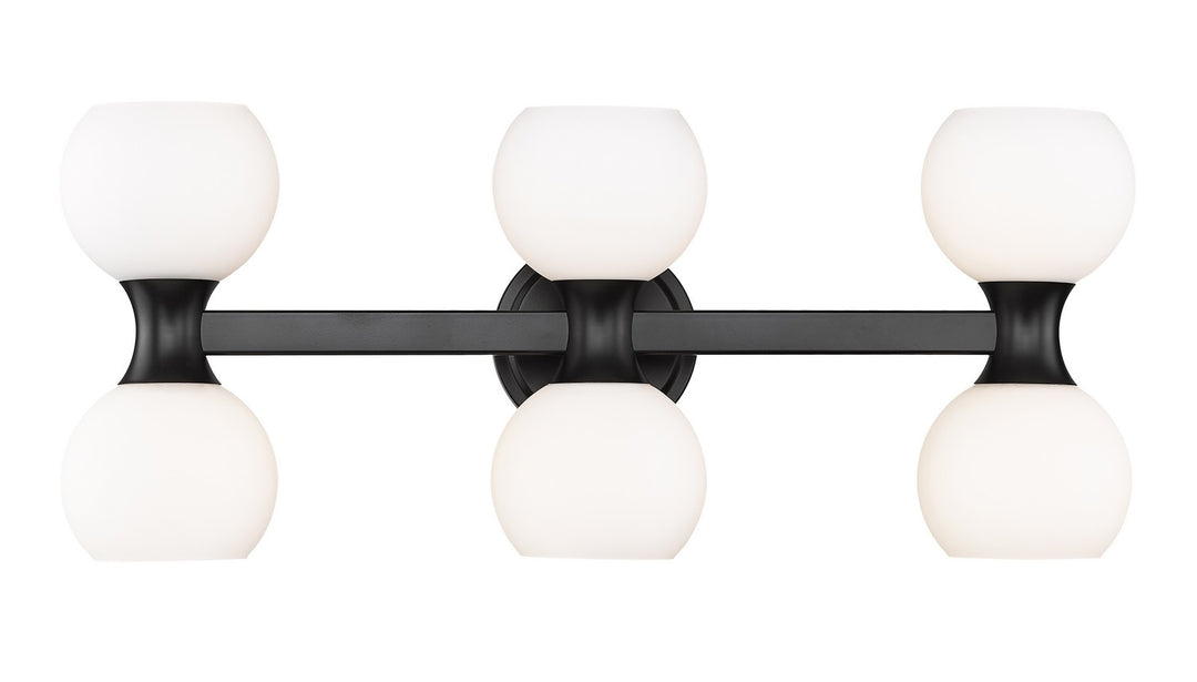 Z-Lite Artemis 494-6V-MB Bath Vanity Light 7 in. wide - Matte Black
