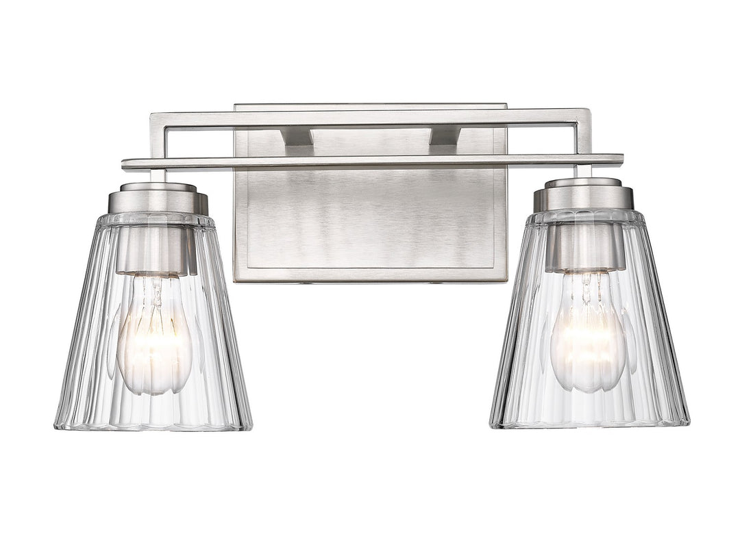 Z-Lite Lyna 823-2V-BN Bath Vanity Light 16 in. wide - Brushed Nickel