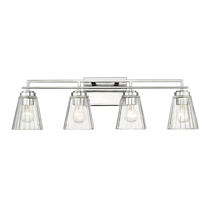 Z-Lite Lyna 823-4V-CH Bath Vanity Light 31 in. wide - Chrome