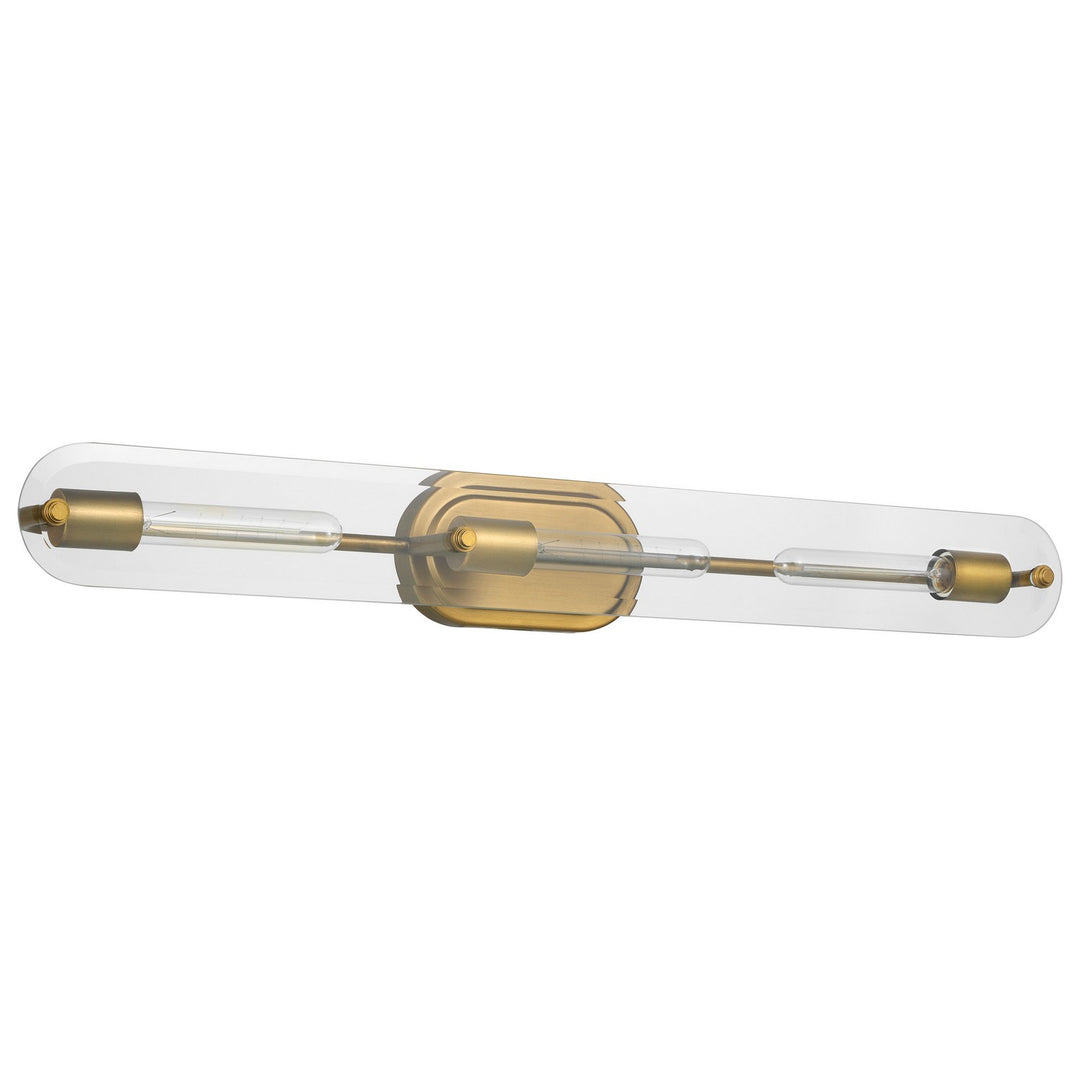 Nuvo Teton 60-7713 Bath Vanity Light 34 in. wide - Natural Brass