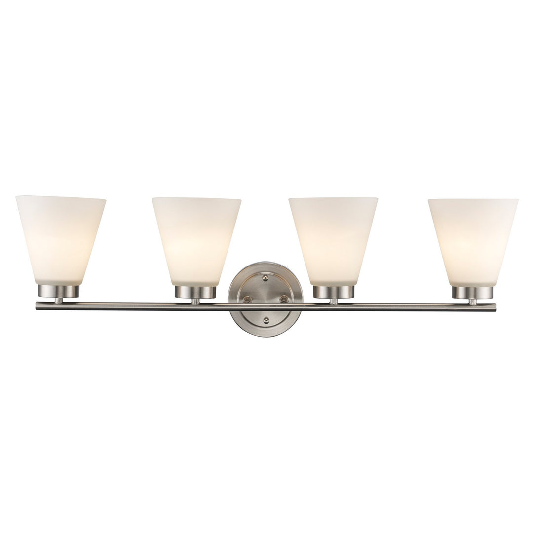 Trans Globe Imports Fifer 71804 BN Bath Vanity Light 32 in. wide - Brushed Nickel