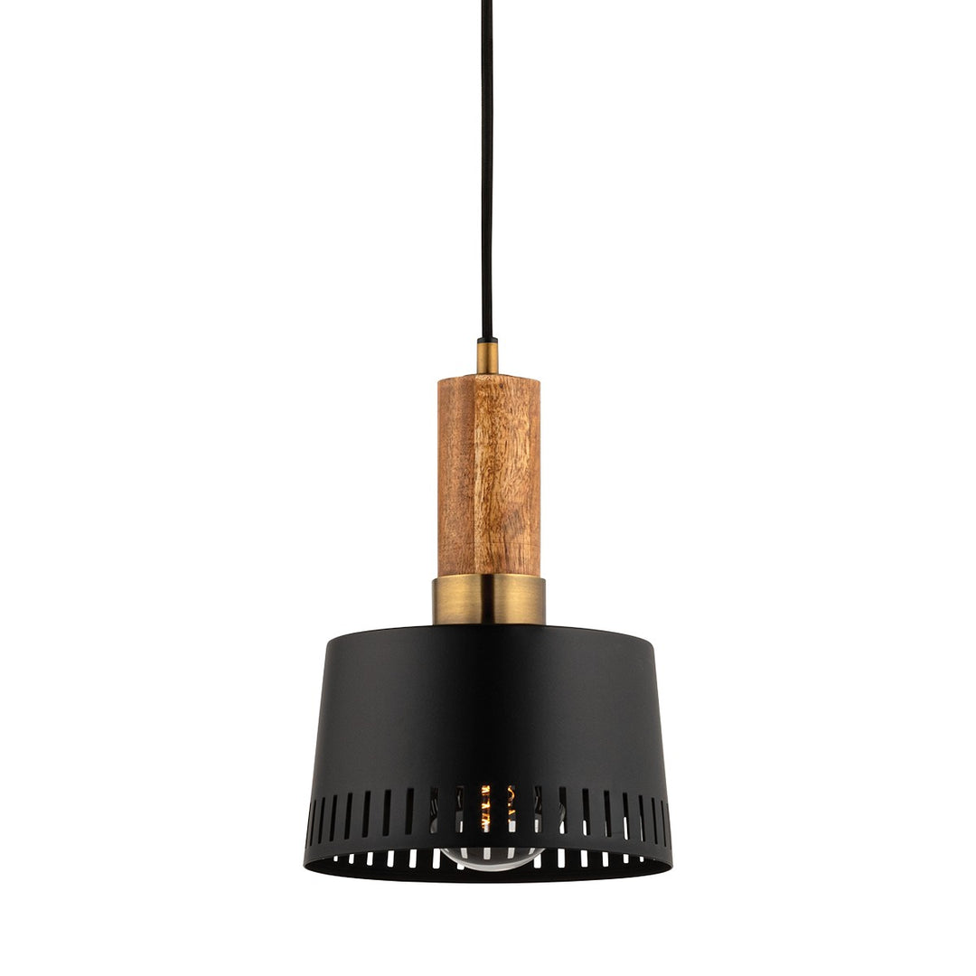 Troy Memphis F8608-PBR/SBK Pendant Light - Patina Brass