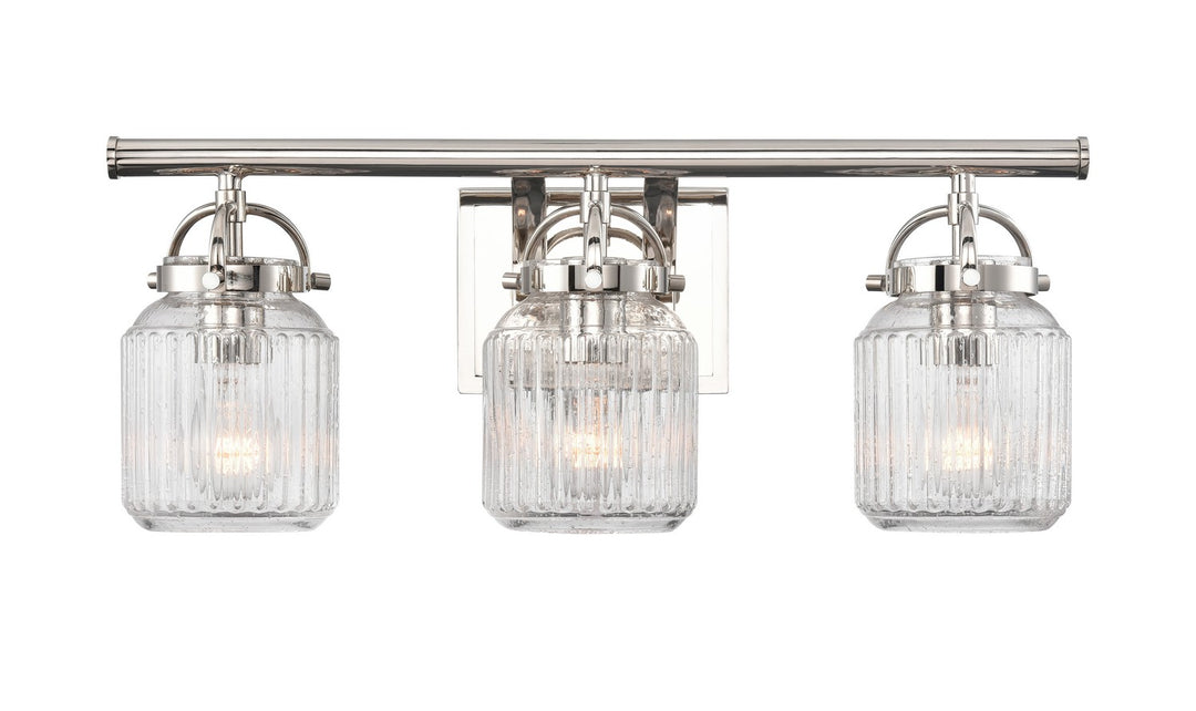 Innovations Downtown Urban 416-3W-PN-G416-6SDY Bath Vanity Light 22 in. wide - Polished Nickel