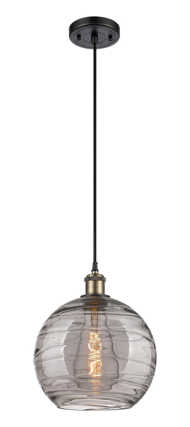 Innovations Ballston 516-1P-BAB-G1213-10SM Pendant Light - Black Antique Brass