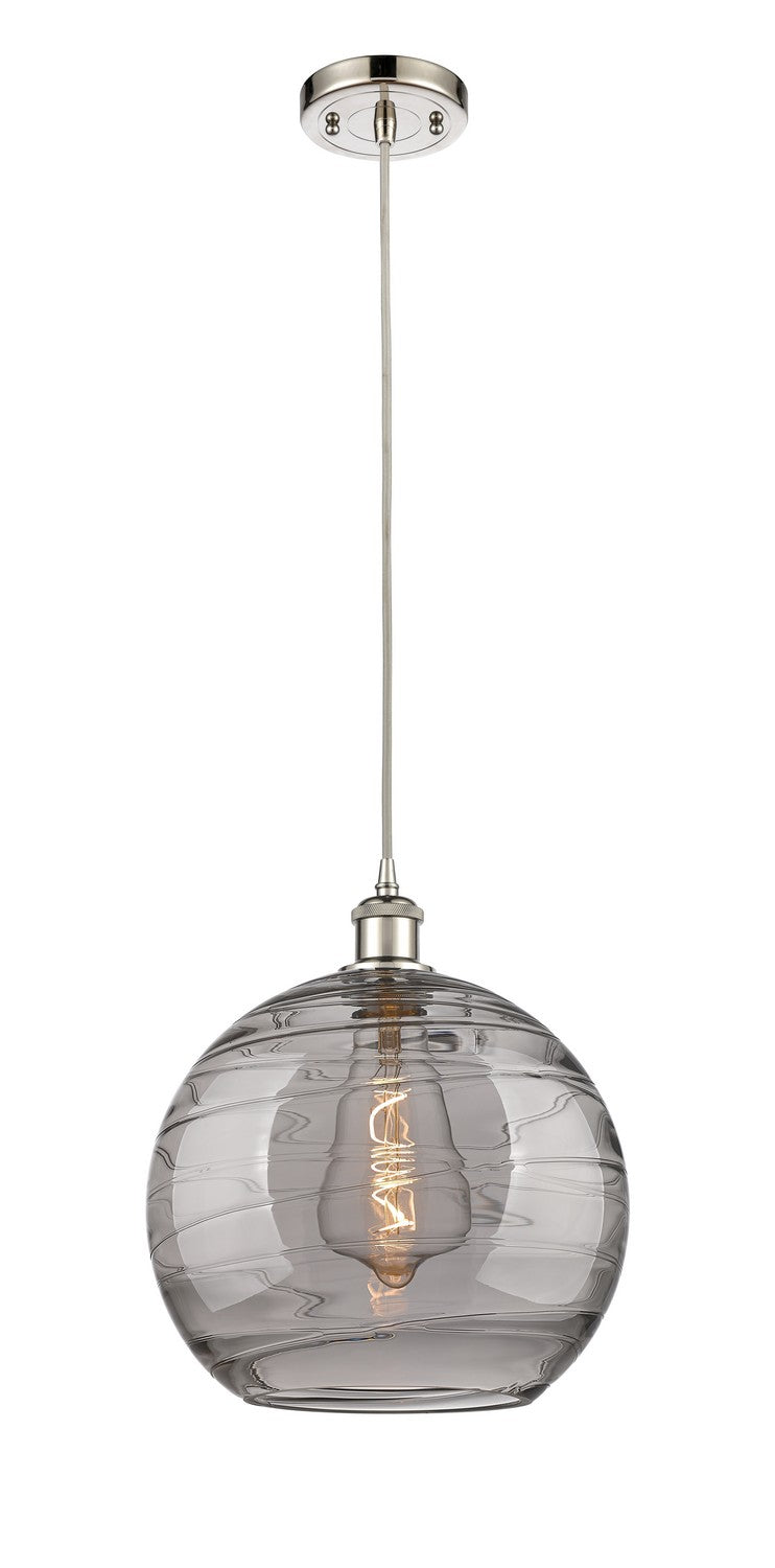 Innovations Ballston 516-1P-PN-G1213-12SM Pendant Light - Polished Nickel