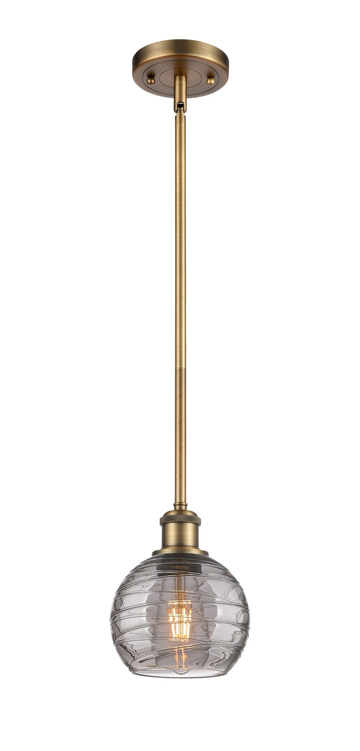 Innovations Ballston 516-1S-BB-G1213-6SM Pendant Light - Brushed Brass