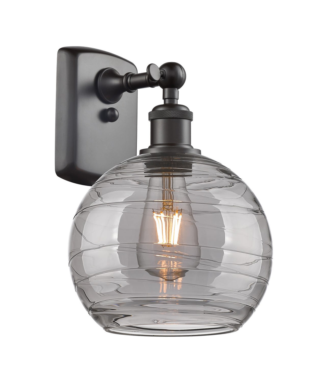 Innovations Ballston 516-1W-OB-G1213-8SM Wall Sconce Light - Oil Rubbed Bronze