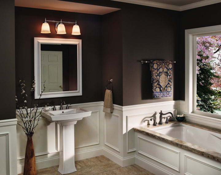 Progress Victorian P3029-09 Bath Vanity Light 25 in. wide - Brushed Nickel