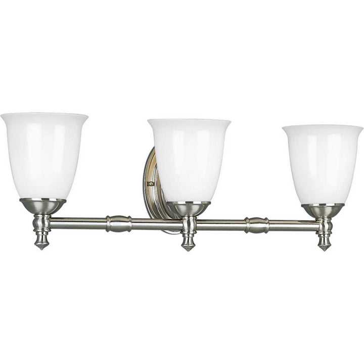 Progress Victorian P3029-09 Bath Vanity Light 25 in. wide - Brushed Nickel