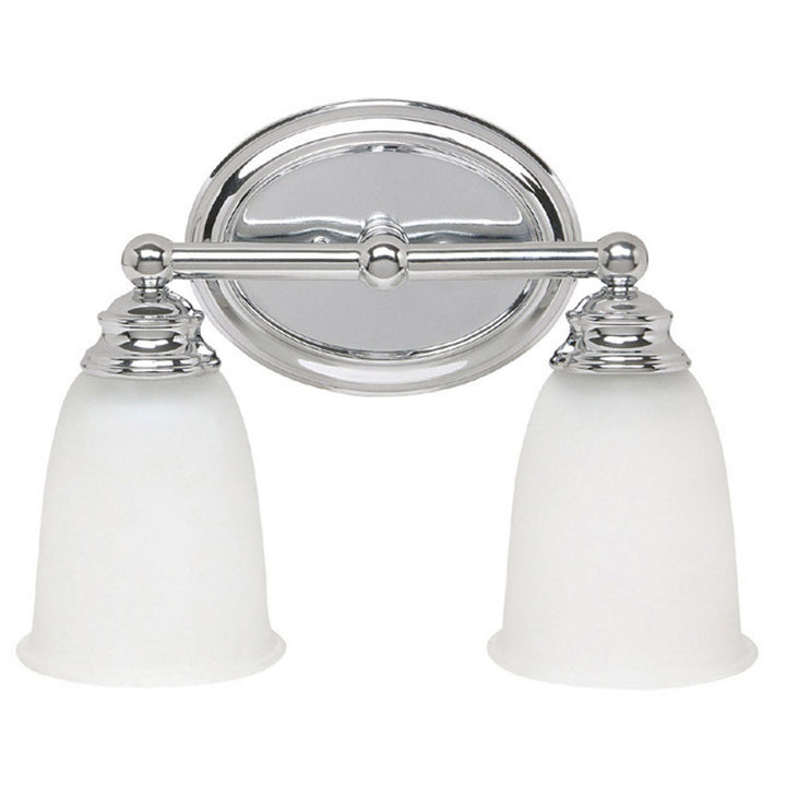 Capital Louis 1082CH-132 Bath Vanity Light 12 in. wide - Chrome