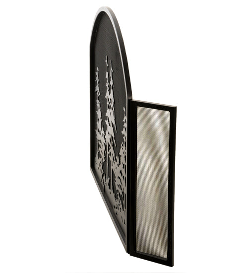 Meyda Tiffany Lighting 147758 Tall Pines Fireplace Screen Home Decor Black