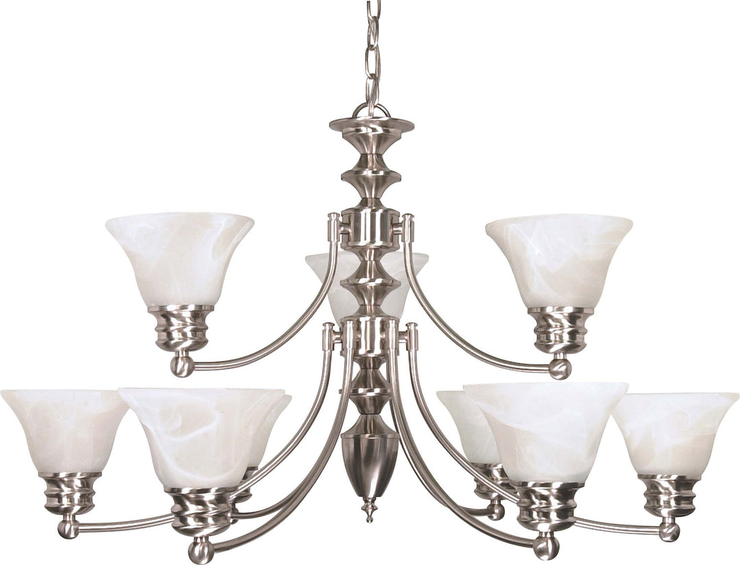 Nuvo Empire 60-360 Chandelier Light - Brushed Nickel