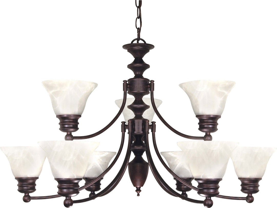Nuvo Empire 60-362 Chandelier Light - Old Bronze