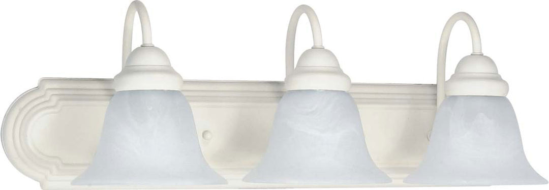 Nuvo Ballerina 60-333 Bath Vanity Light 24 in. wide - Textured White