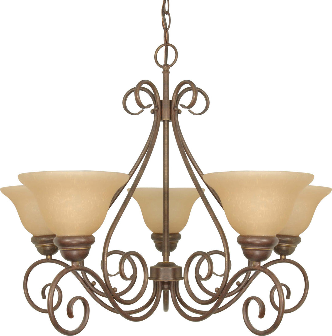 Nuvo Castillo 60-1023 Chandelier Light - Sonoma Bronze / Champagne