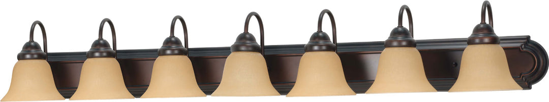 Nuvo Ballerina 60-1268 Bath Vanity Light 48 in. wide - Mahogany Bronze / Champagne