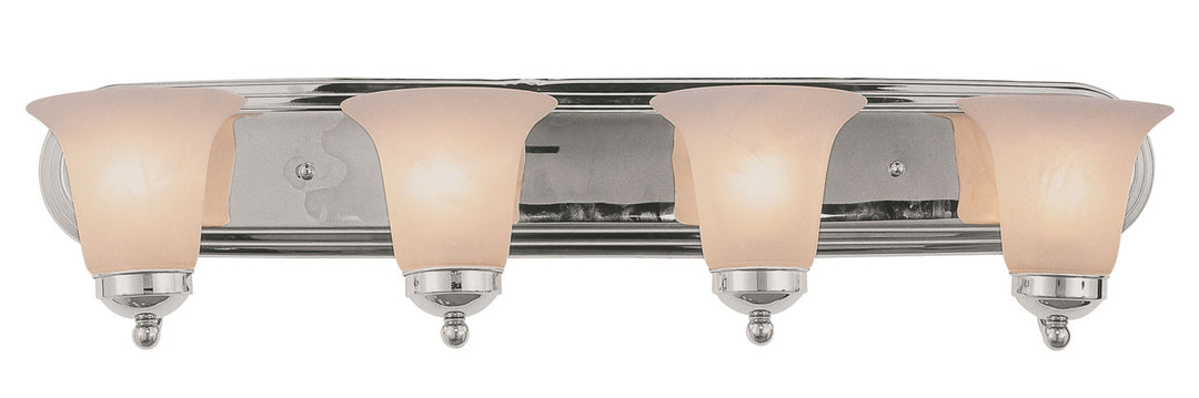 Trans Globe Imports Rusty 3504 PC Bath Vanity Light 30 in. wide - Polished Chrome