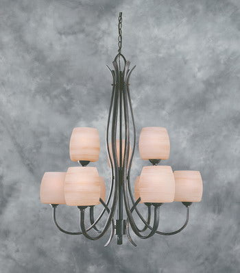 Forte Bordeaux I 2251-09-64 Chandelier Light - Bordeaux