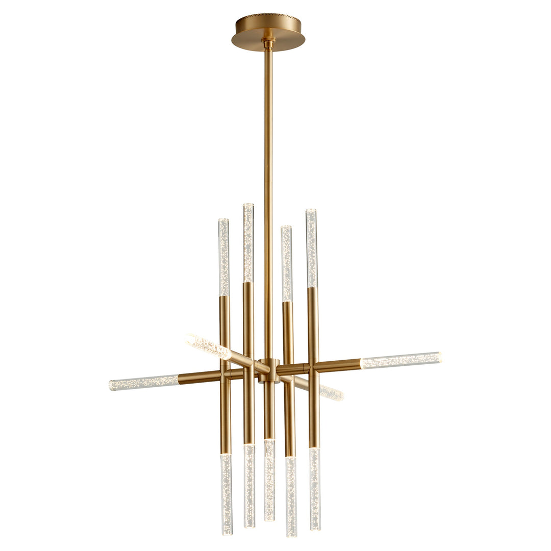 Oxygen Moxy 3-697-40 Chandelier Light - Aged Brass