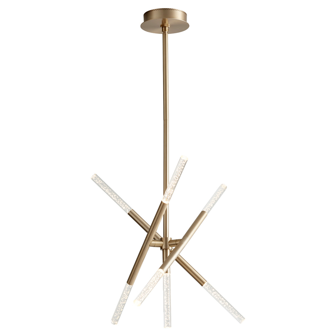 Oxygen Moxy 3-696-40 Chandelier Light - Aged Brass