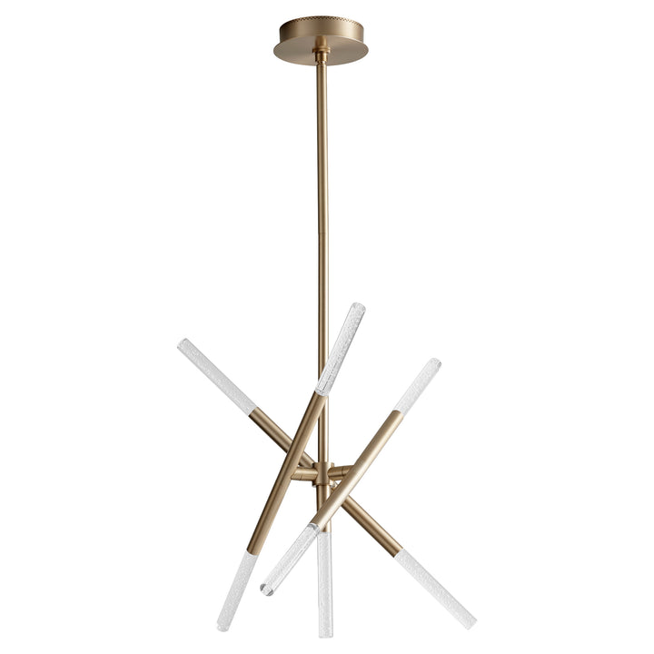 Oxygen Moxy 3-696-40 Chandelier Light - Aged Brass