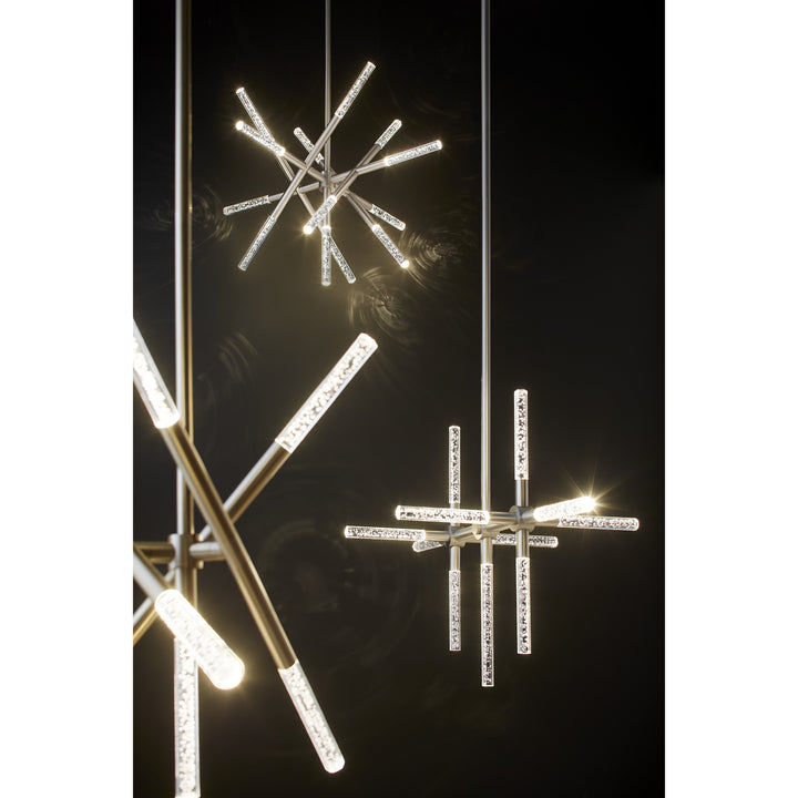 Oxygen Moxy 3-696-40 Chandelier Light - Aged Brass