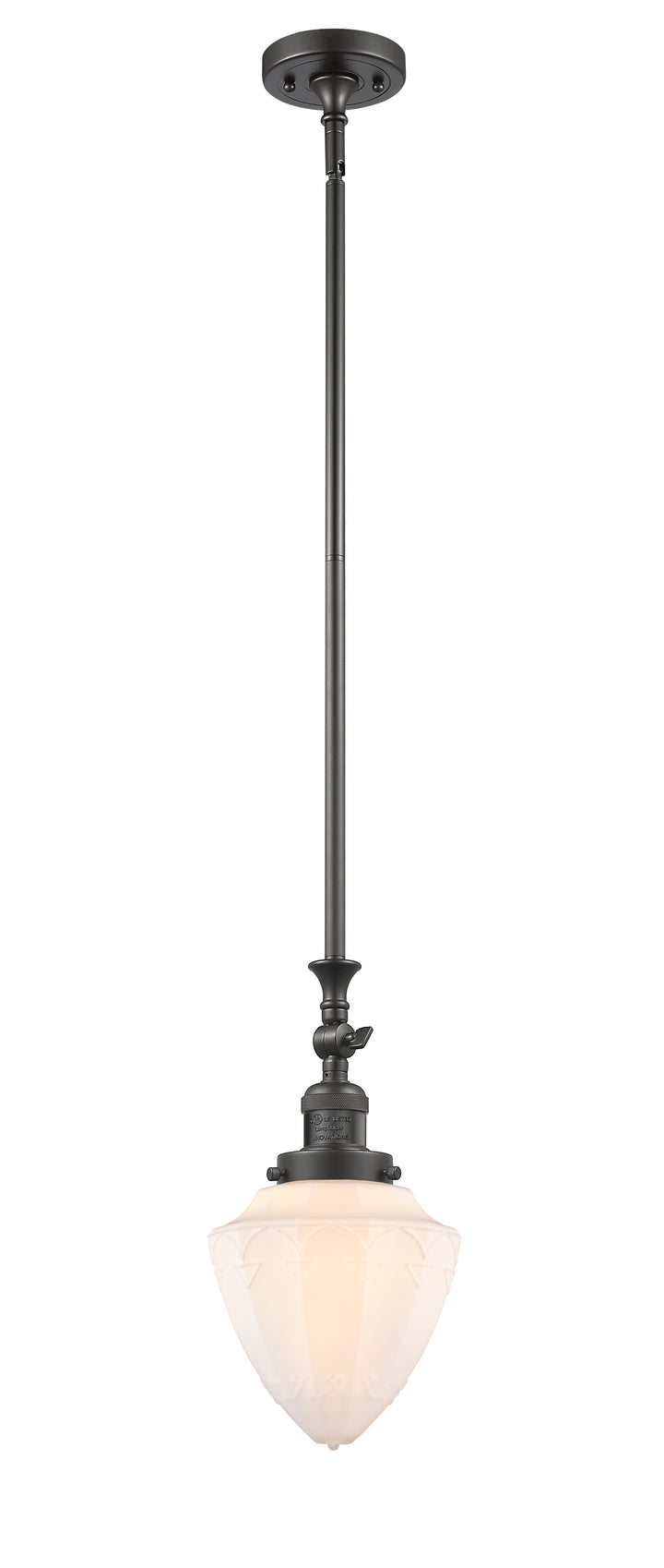 Innovations Franklin Restoration 206-OB-G661-7 Pendant Light - Oil Rubbed Bronze