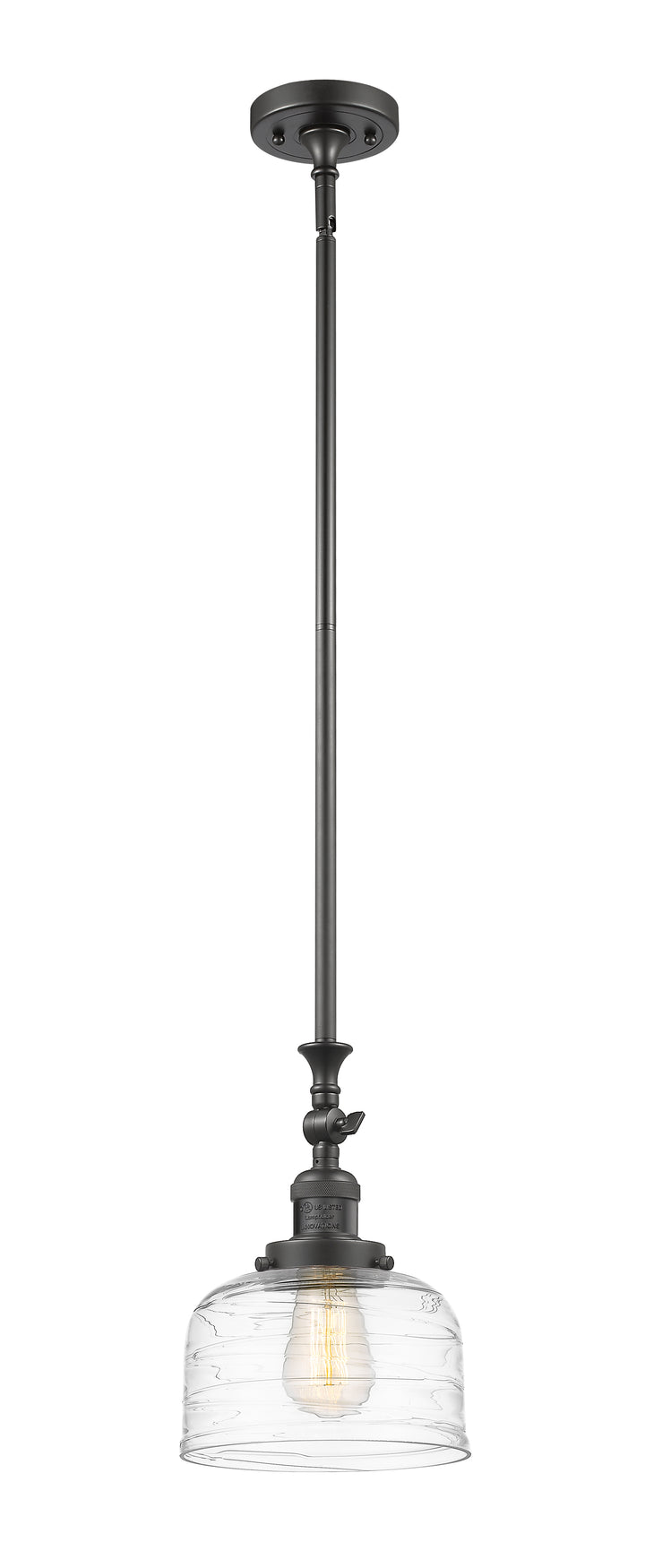 Innovations Franklin Restoration 206-OB-G713 Pendant Light - Oil Rubbed Bronze