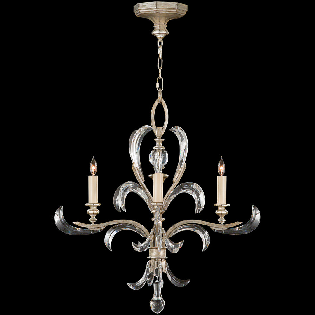 Fine Art Beveled Arcs 701540ST Chandelier Light - Silver