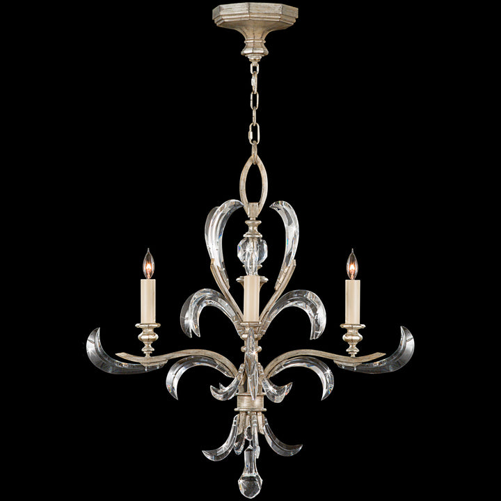 Fine Art Beveled Arcs 701540ST Chandelier Light - Silver